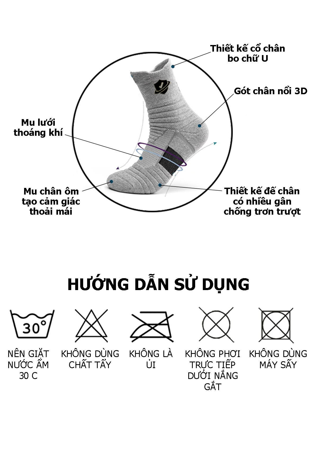 Tất chân chống trượt
