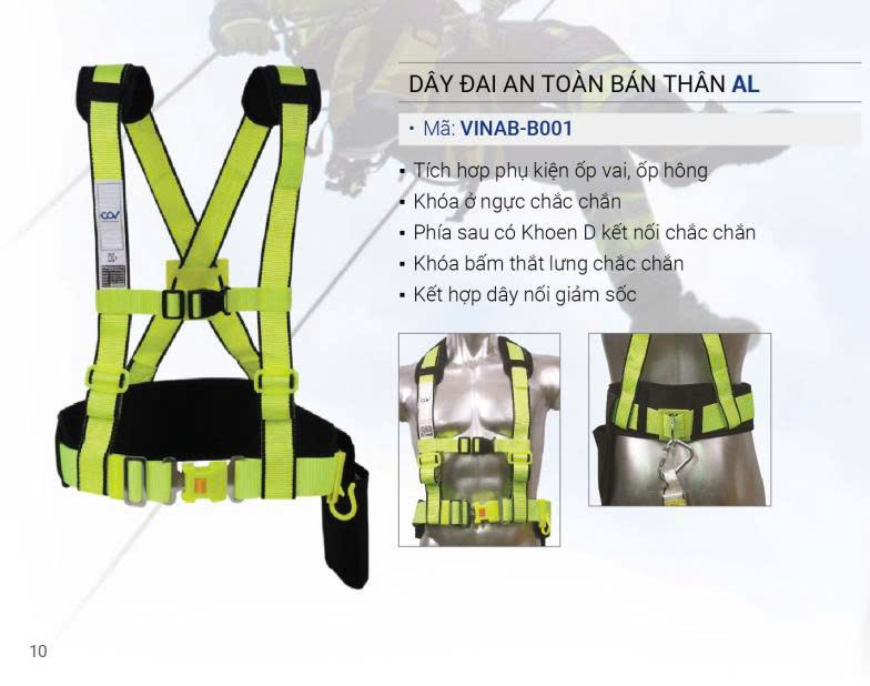 Dây đai an toàn bán thân COV
