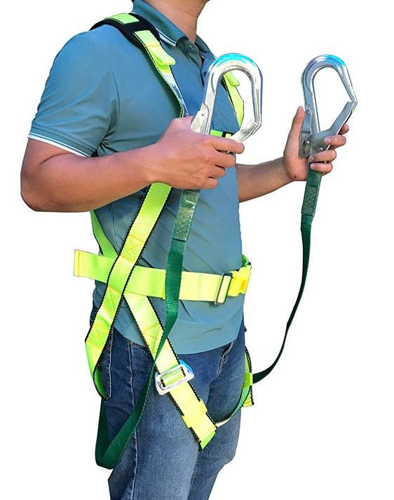 Dây đai an toàn 2 móc sắt thường