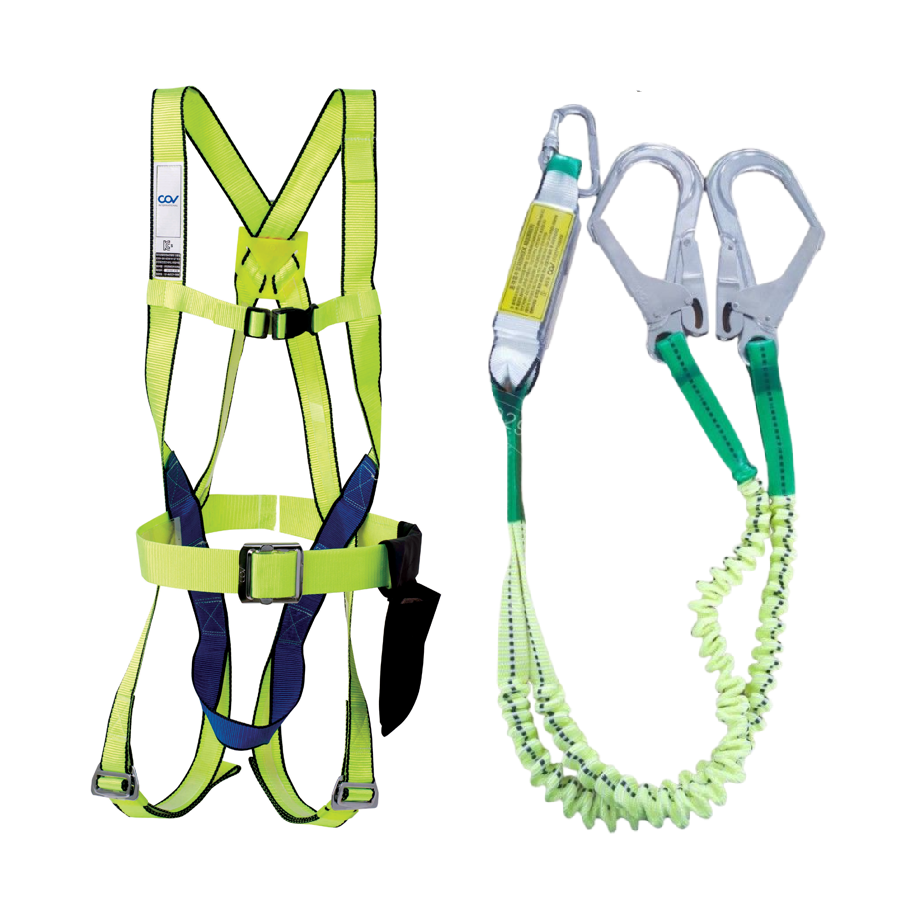 Dây đai an toàn toàn thân COV ST B 2 móc nhôm dây nhún