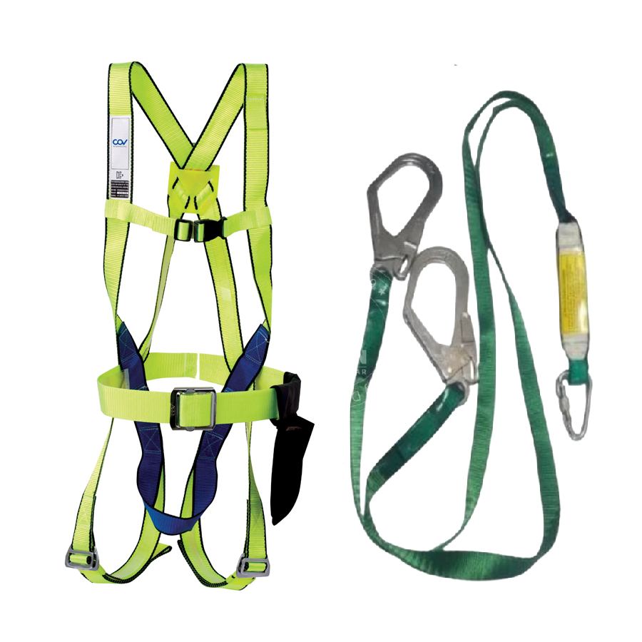 Dây đai an toàn toàn thân COV ST B 2 móc sắt thường