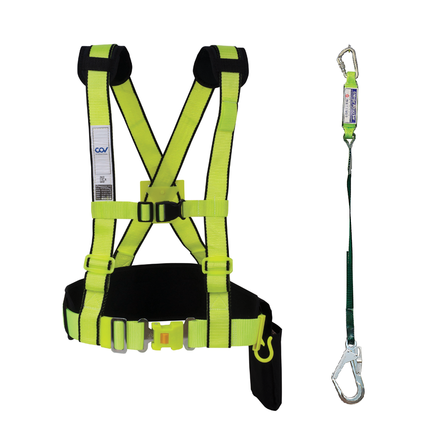 Dây đai an toàn bán thân COV AL 1 móc sắt thường