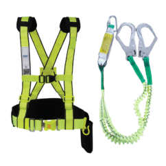 Dây đai an toàn bán thân COV AL 2 móc nhôm dây nhún