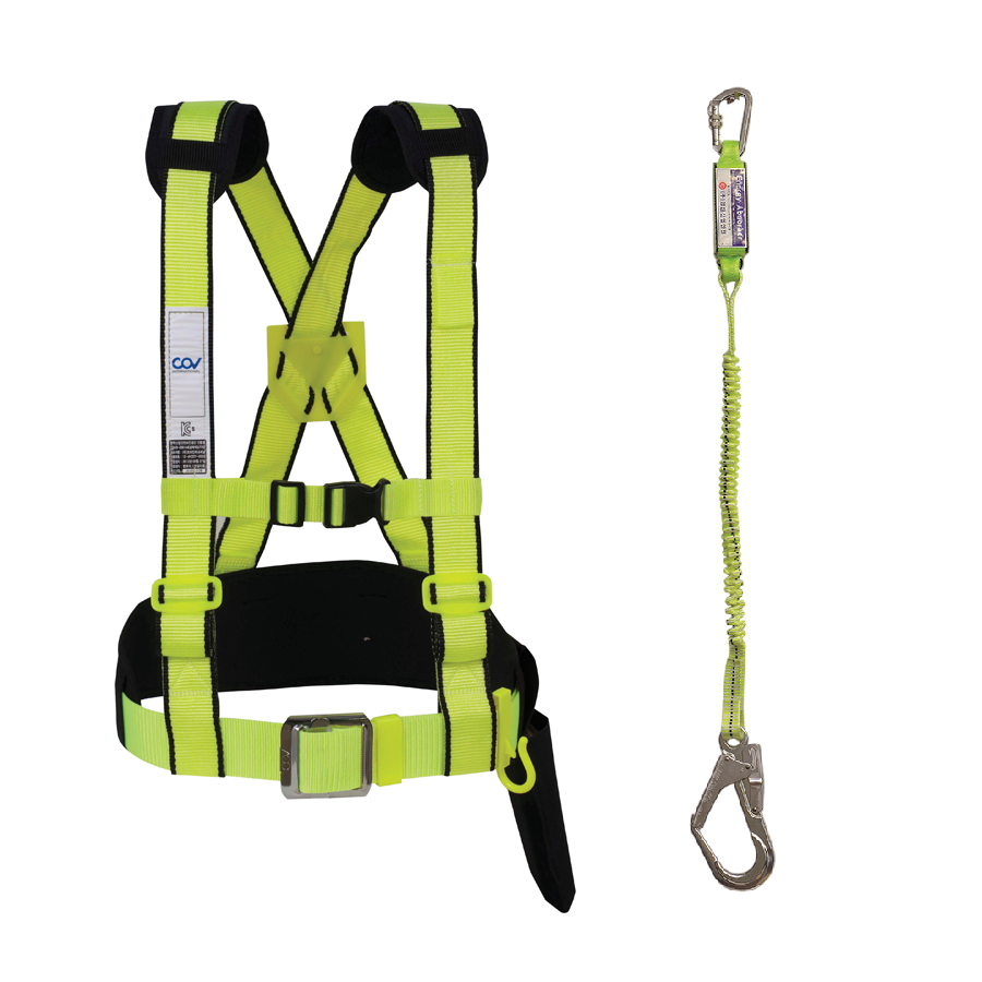 Dây đai an toàn bán thân COV ST 1 móc sắt dây nhún