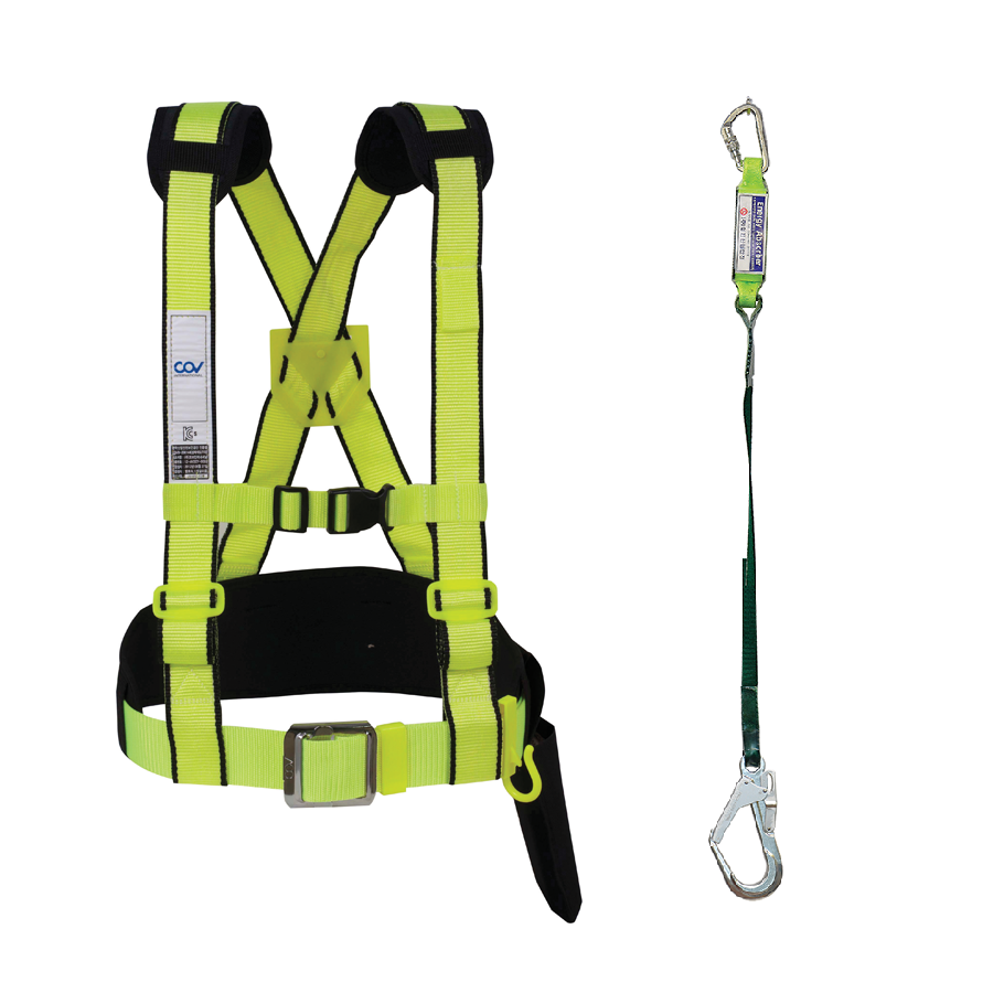 Dây đai an toàn bán thân COV ST 1 móc nhôm thường