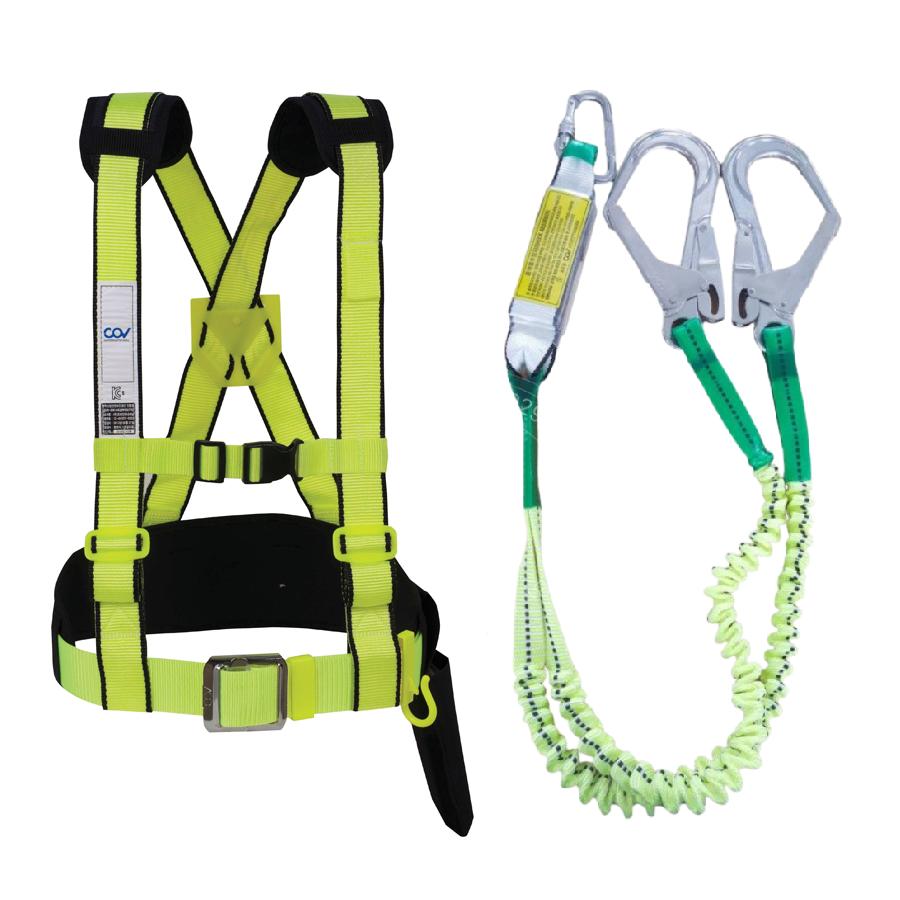 Dây đai an toàn bán thân COV ST 2 móc sắt dây nhún