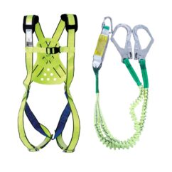 Dây đai an toàn toàn thân COV AL A 2 móc nhôm dây nhún ( không có đai bụng )
