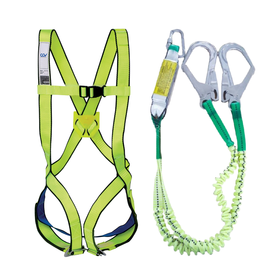 Dây đai an toàn toàn thân COV ST A 2 móc sắt dây nhún