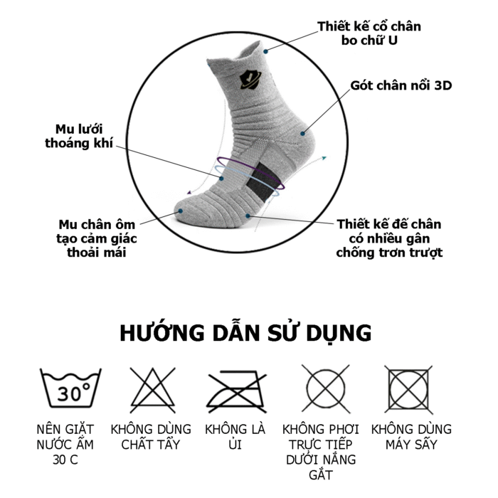 Tất chân chống trượt