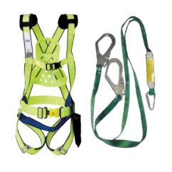 Dây đai an toàn toàn thân COV AL B 2 móc sắt thường ( có đai bụng )