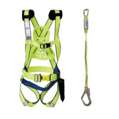 Dây đai an toàn toàn thân COV AL B 1 móc nhôm dây nhún ( có đai bụng )